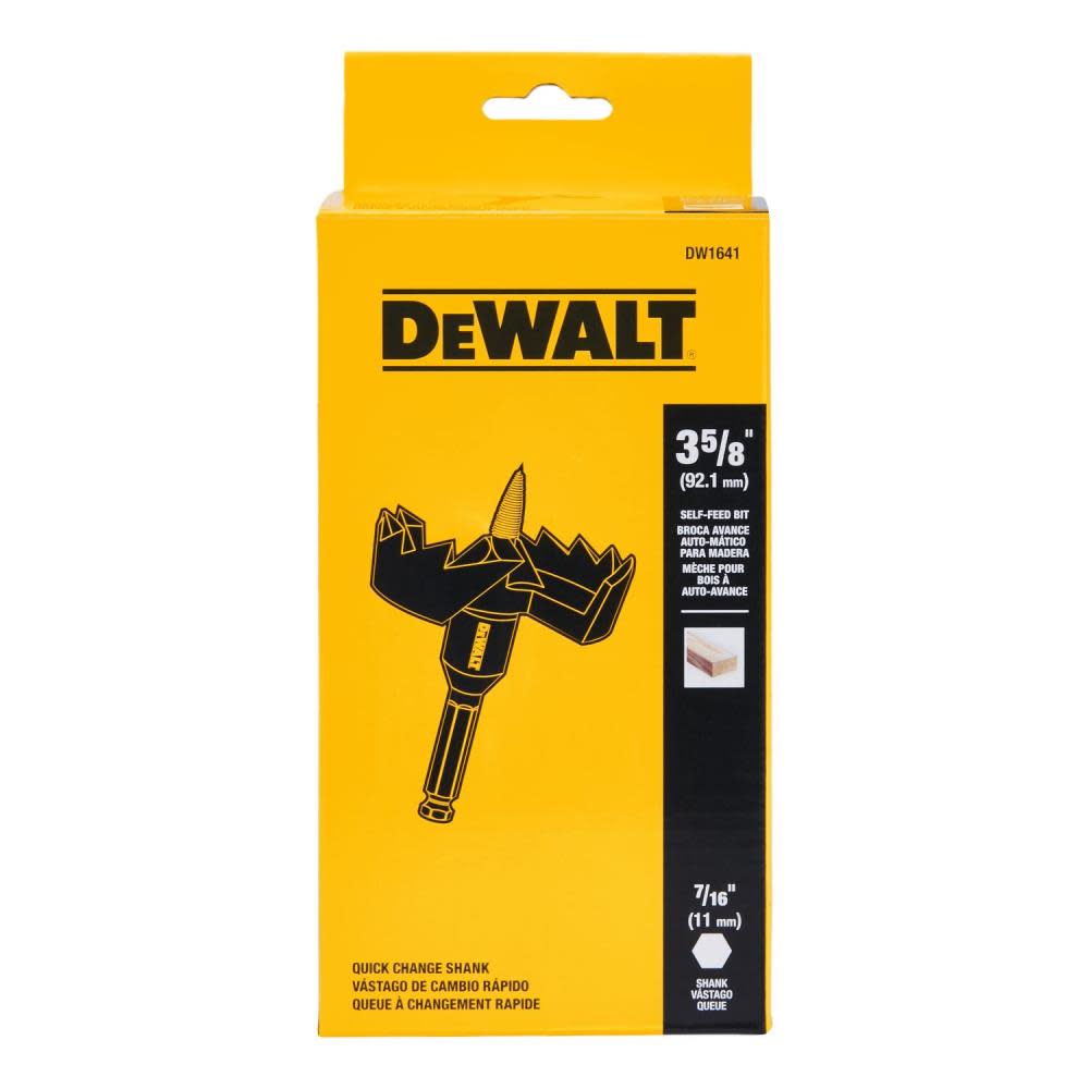 DEWALT 3-5/8 In. Self-Feed Bit - Ascmtools