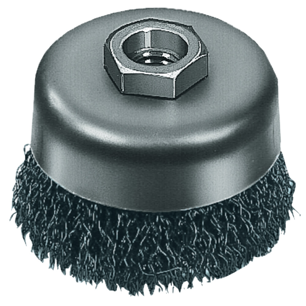 Milwaukee 3 In. Brush Crimp Style Cup - Ascmtools