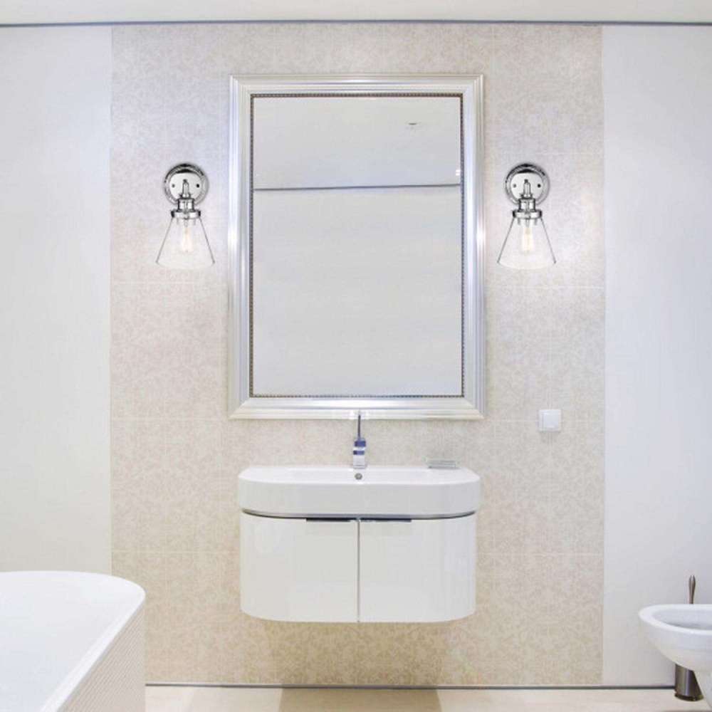 Globe Electric Parker Wall Sconce Chrome 60W E26 1 Light - Ascmtools