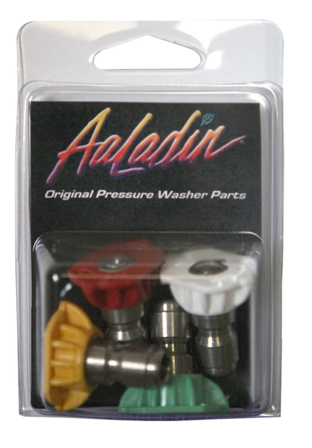 Aaladin Cleaning Systems Pressure Washer Spray Nozzle Kit 4 (Degrees: 0 15 25 40) - Ascmtools