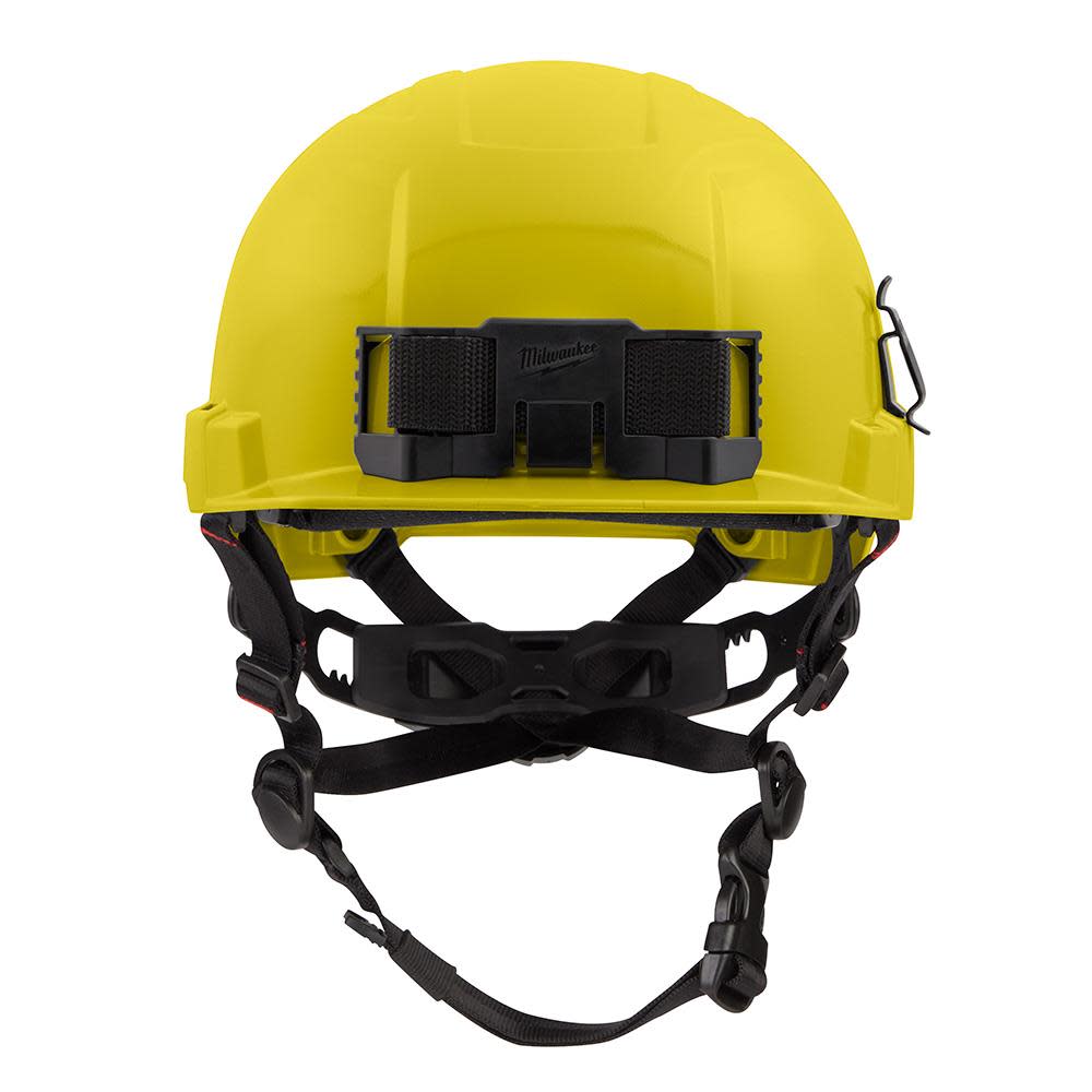 Milwaukee Yellow Front Brim Helmet with BOLT Class E - Ascmtools