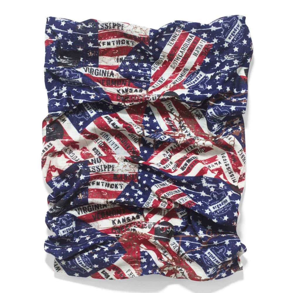 Ergodyne Chill-Its 6485 Stars and Stripes Face Guard Multi-Band - Ascmtools