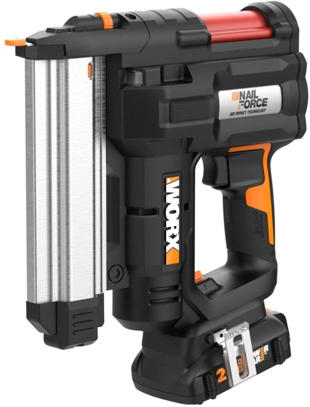 Worx 20V Power Share Cordless 18 Gauge 2 in 1 Nail and Staple Gun Kit - Ascmtools