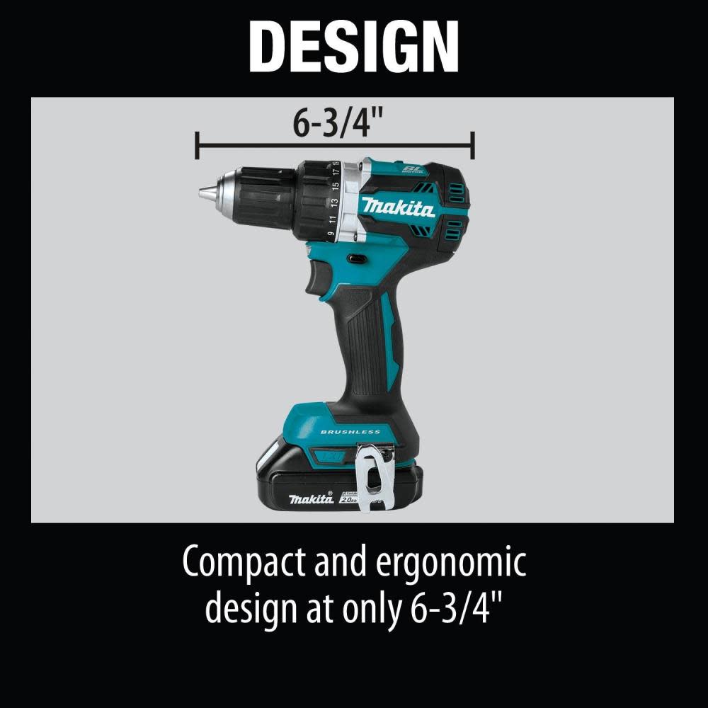 Makita 18V LXT Compact 1/2″ Driver Drill Kit - Ascmtools