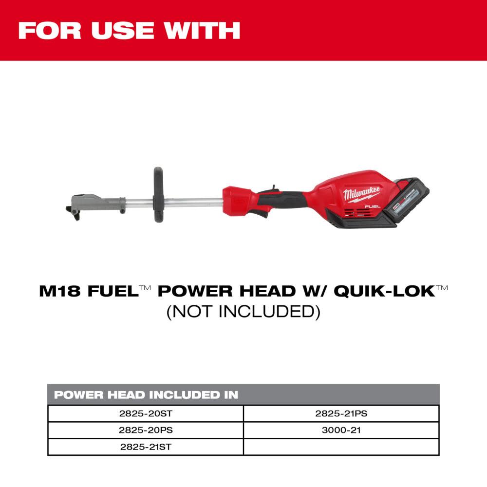 Milwaukee M18 FUEL QUIK LOK Brush Cutter Attachment - Ascmtools