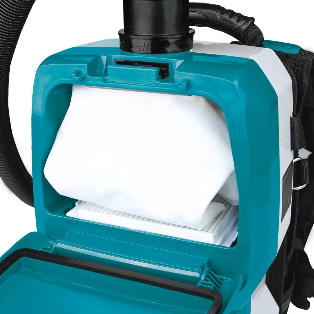 Makita 18V X2 LXT 36V 1/2 Gallon HEPA Backpack Dry Dust Extractor Bare Tool - Ascmtools