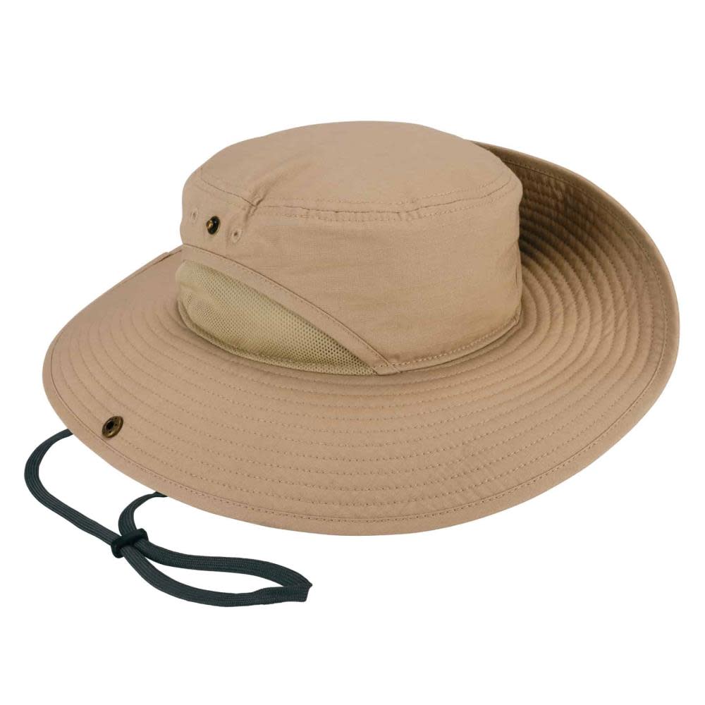 Ergodyne Chill Its 8936 Lightweight Ranger Hat with Mesh Paneling Khaki L/XL - Ascmtools