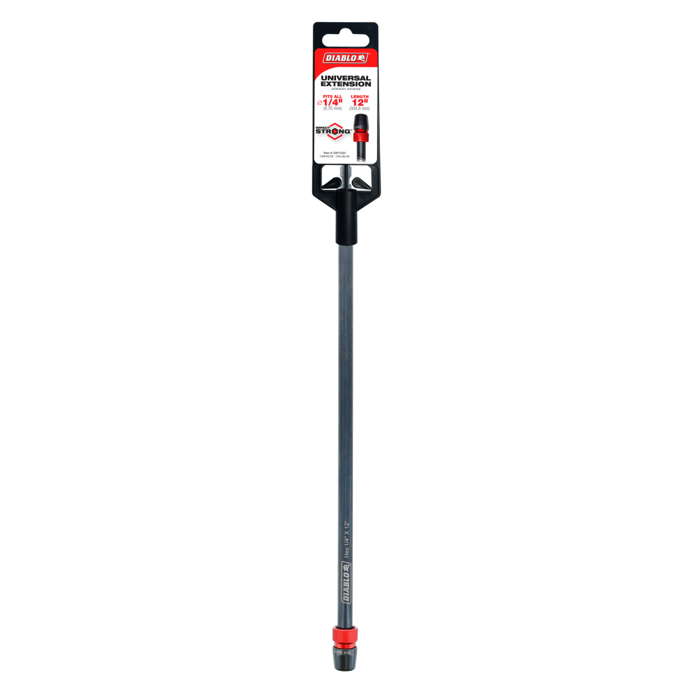Diablo Tools 1/4″ x 12″ Universal Extension - Ascmtools