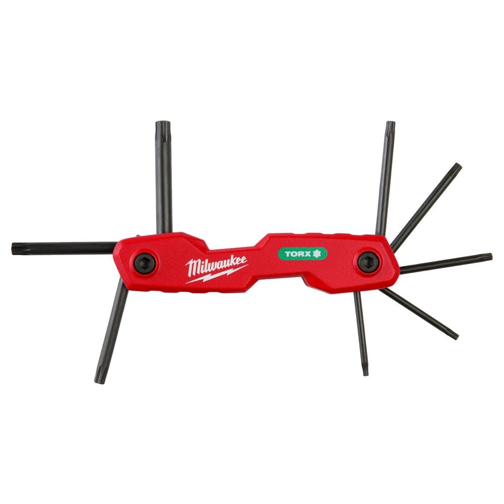 Milwaukee 8 Key Folding Hex Key Set Torx - Ascmtools