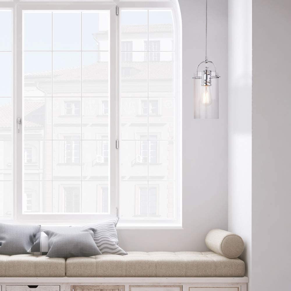 Globe Electric J Pendant Light Chrome 60W E26 1 Light - Ascmtools