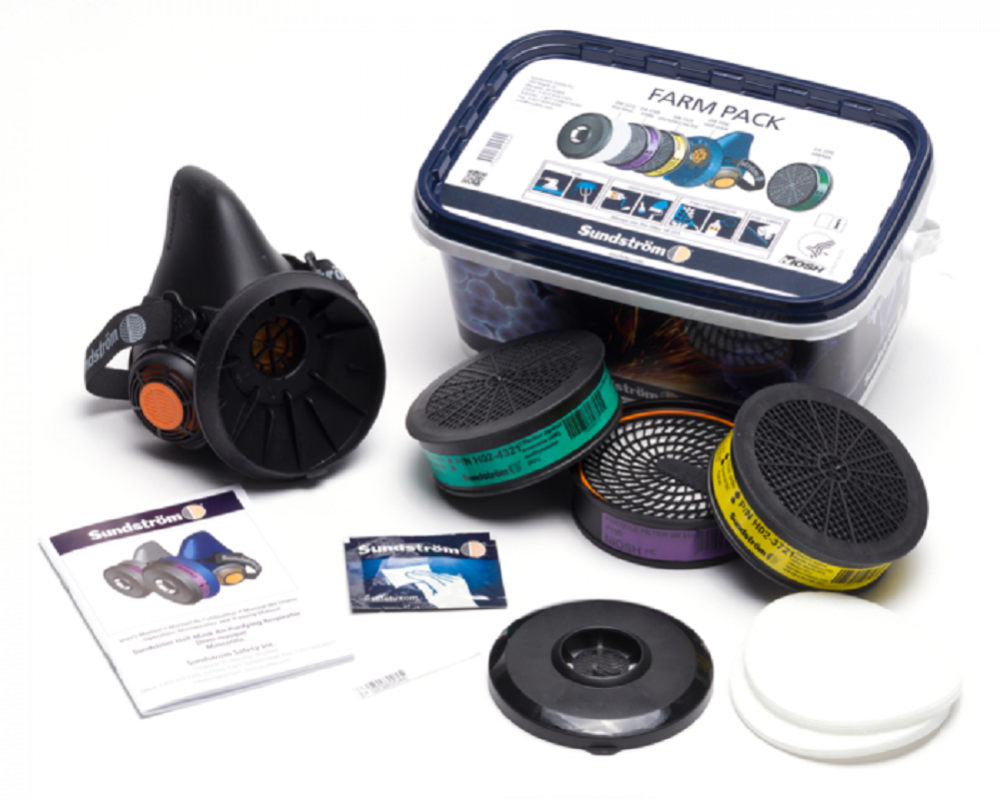 Sundstrom Safety SR 100 Air Purifying Respirator Farm Pack – L/XL - Ascmtools
