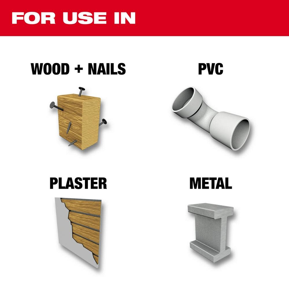 Milwaukee 6″ 6 TPI THE WRECKER with Carbide Teeth SAWZALL Blade 5PK - Ascmtools