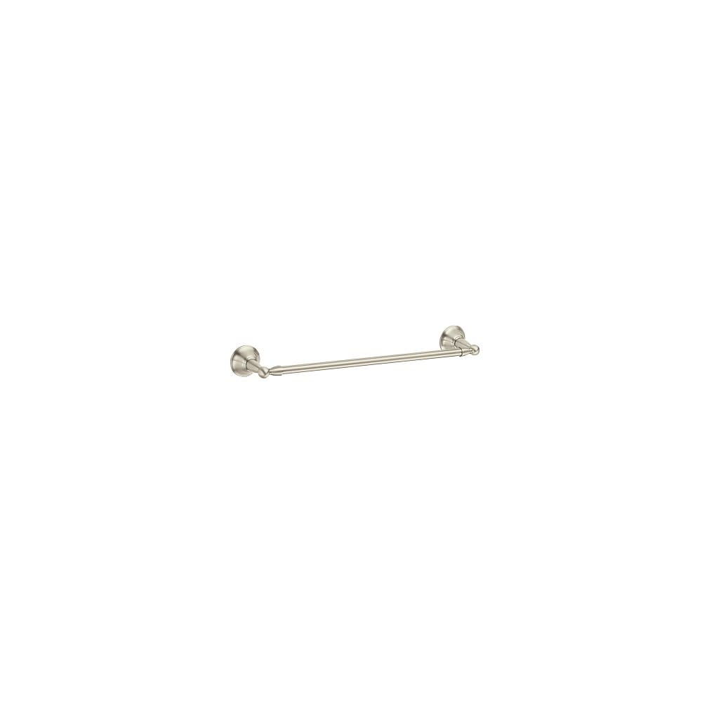 Moen Sage Towel Bar Brushed Nickel Brass 18″ - Ascmtools