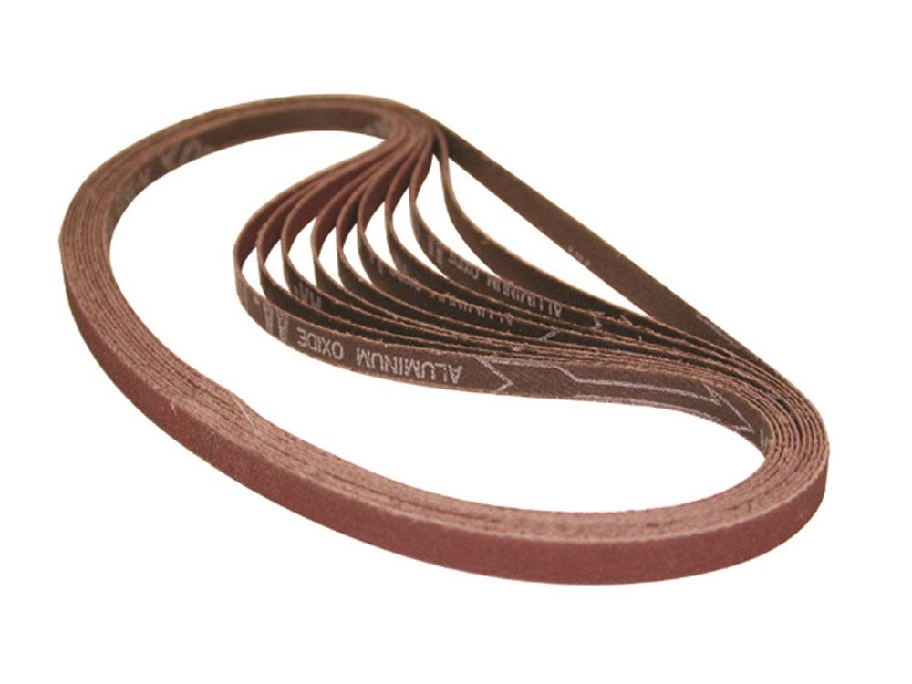 Makita 3/8″ x 21″ Abrasive Belt 60 Grit 10/pk - Ascmtools