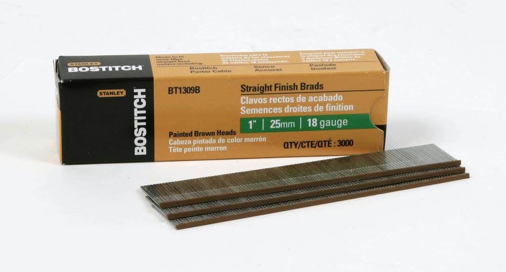 Bostitch 1 In. 18 Gauge Brad - Ascmtools