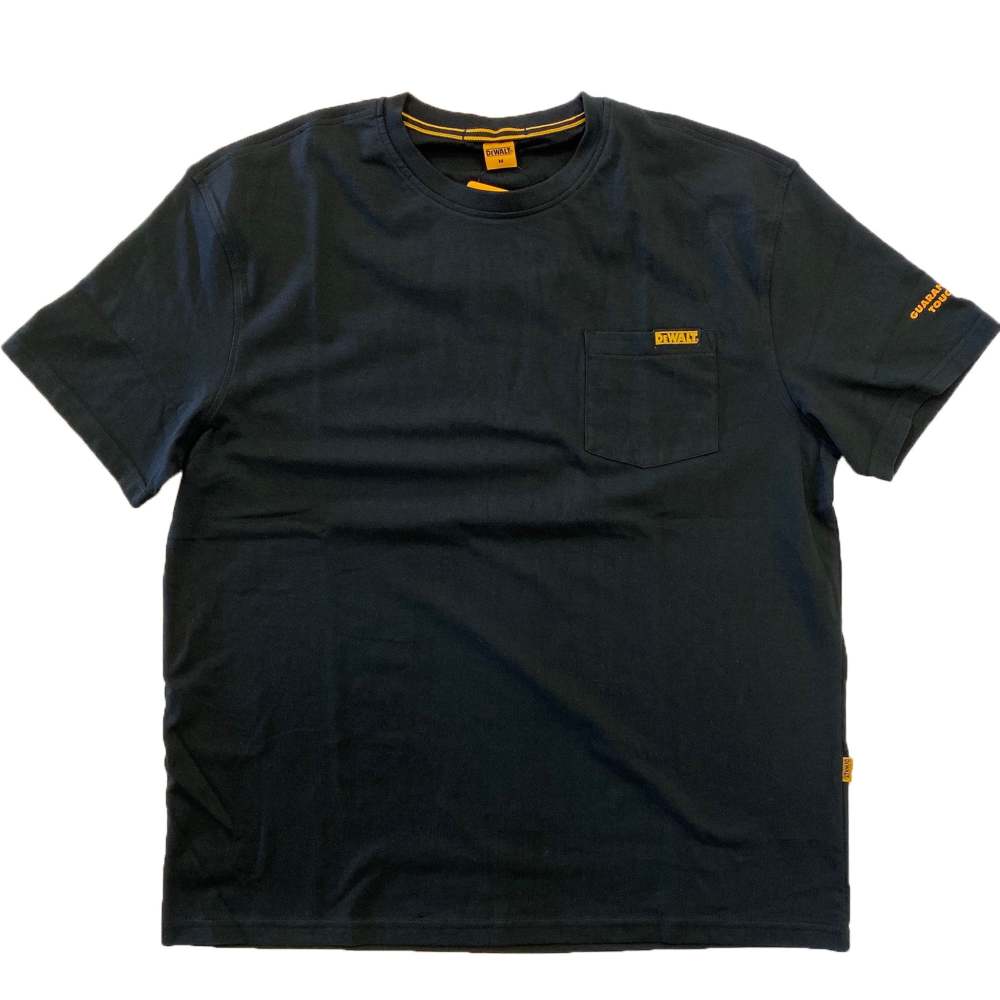 DEWALT Guaranteed Tough Pocket T-Shirt Black Medium - Ascmtools