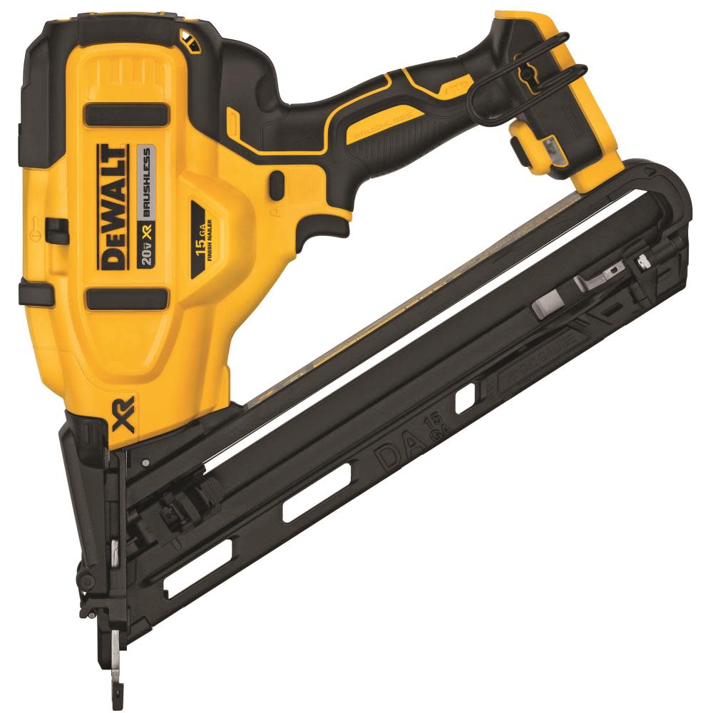 DEWALT 20V MAX* XR 15 GA Angled Finish Nailer – Tool Only - Ascmtools