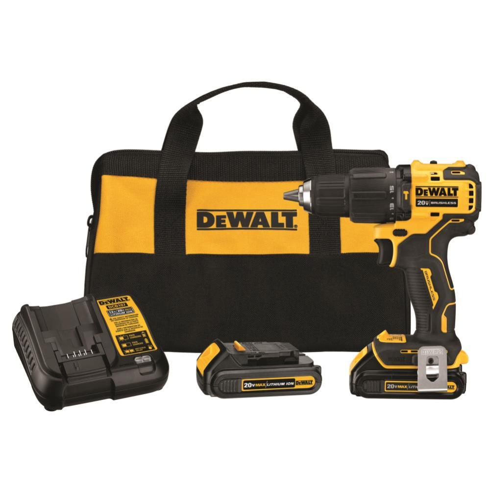 DEWALT ATOMIC 20V MAX Compact 1/2″ Hammer Drill/Driver Kit - Ascmtools