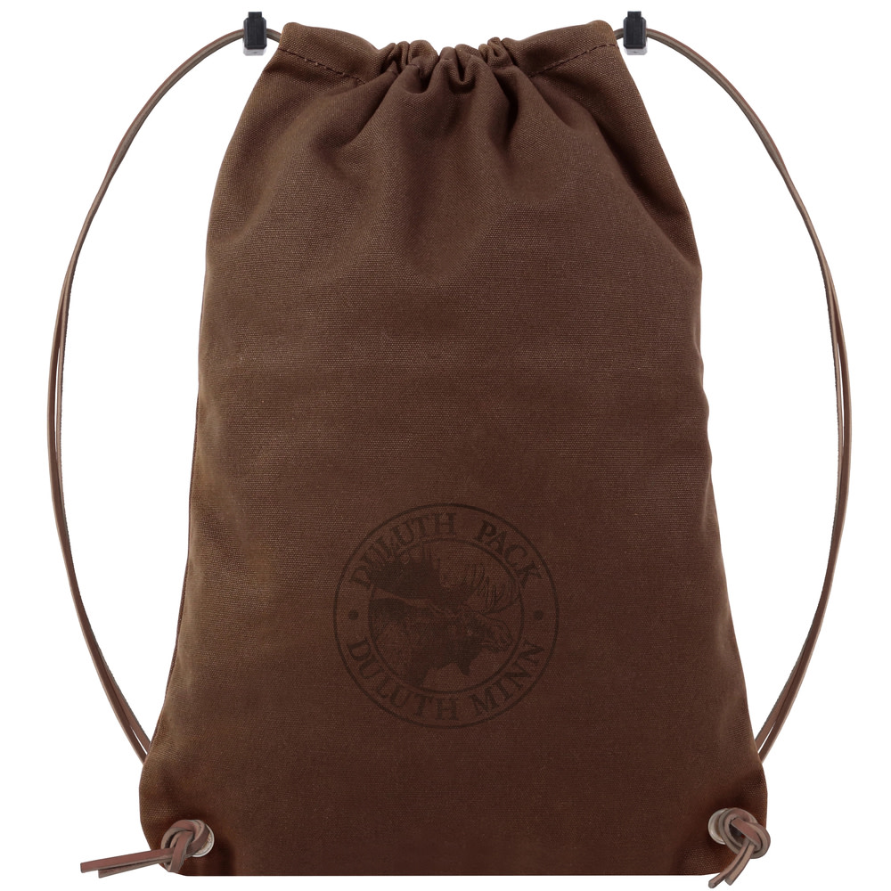 Duluth Pack Drawstring Backpack – Brown - Ascmtools