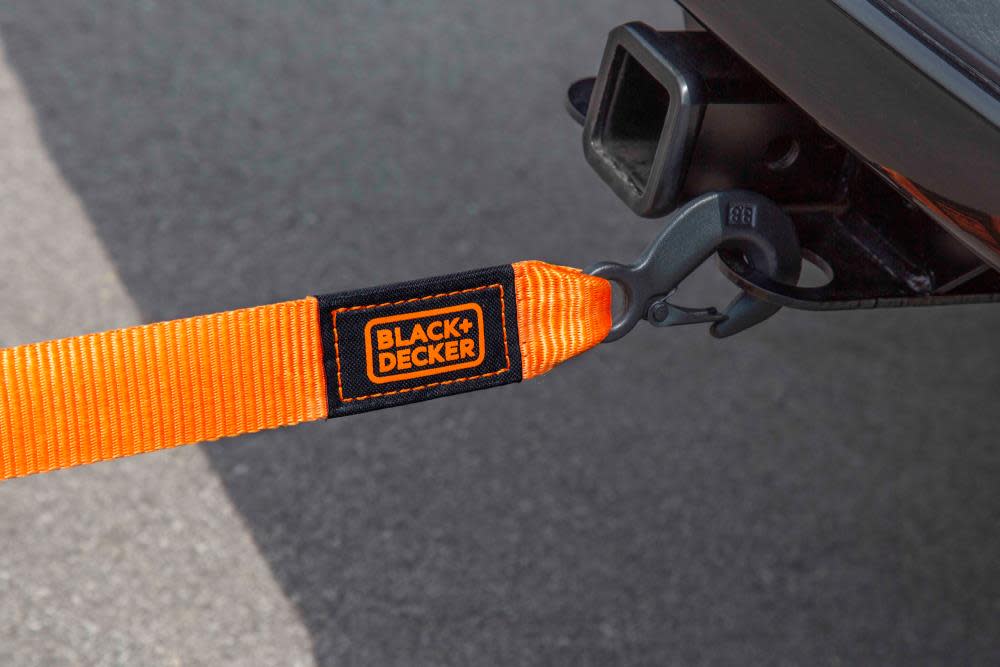 Black and Decker Tow Strap 2″ x 20′ Medium Duty 9000 LB Break Strength - Ascmtools