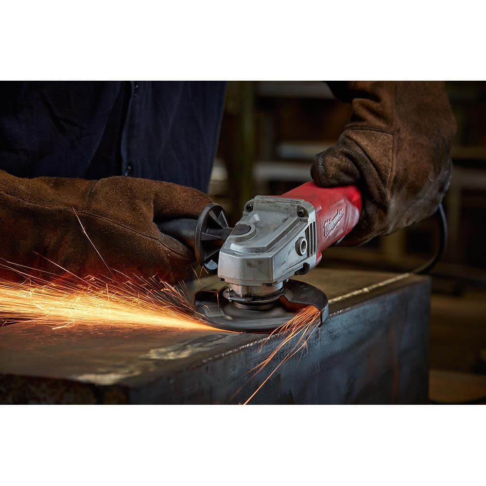 Milwaukee 4-1/2 in. Small Angle Grinder Paddle Lock-On - Ascmtools