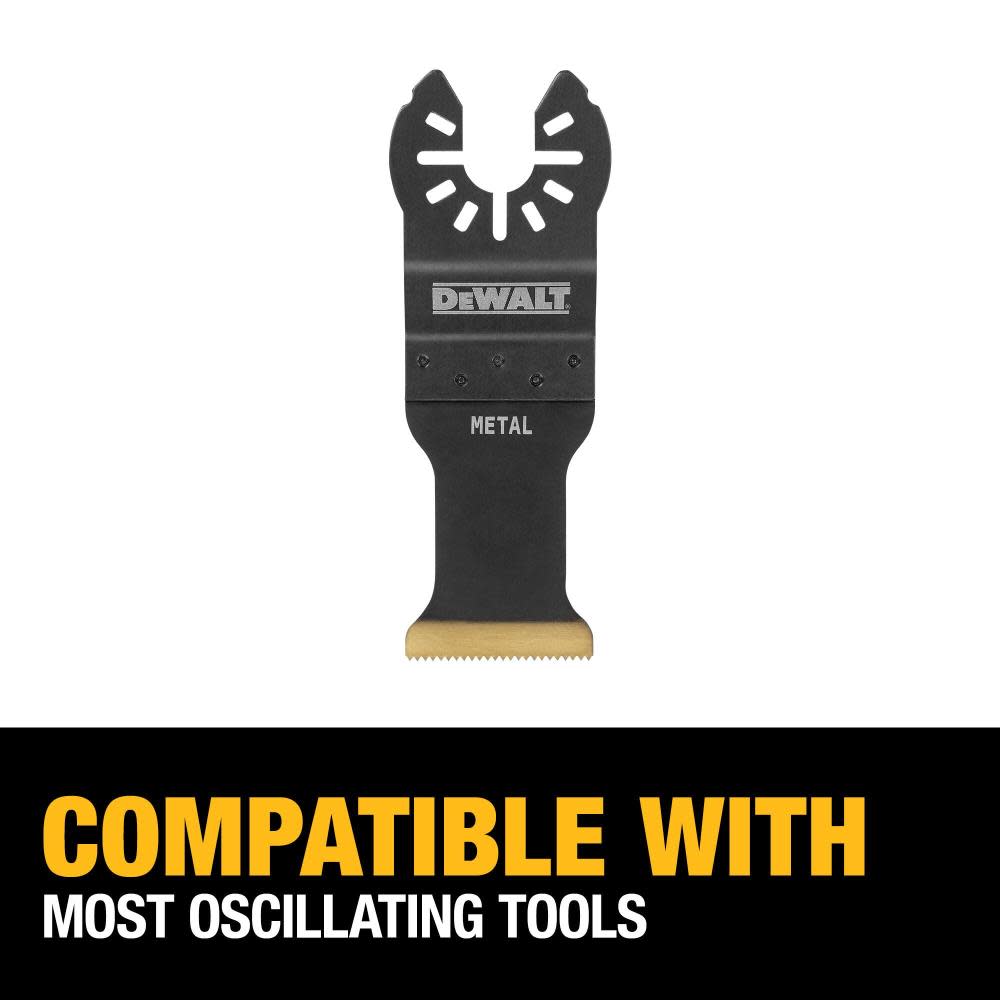 DEWALT Oscillating Titanium Nitride Coating Metal Blade - Ascmtools