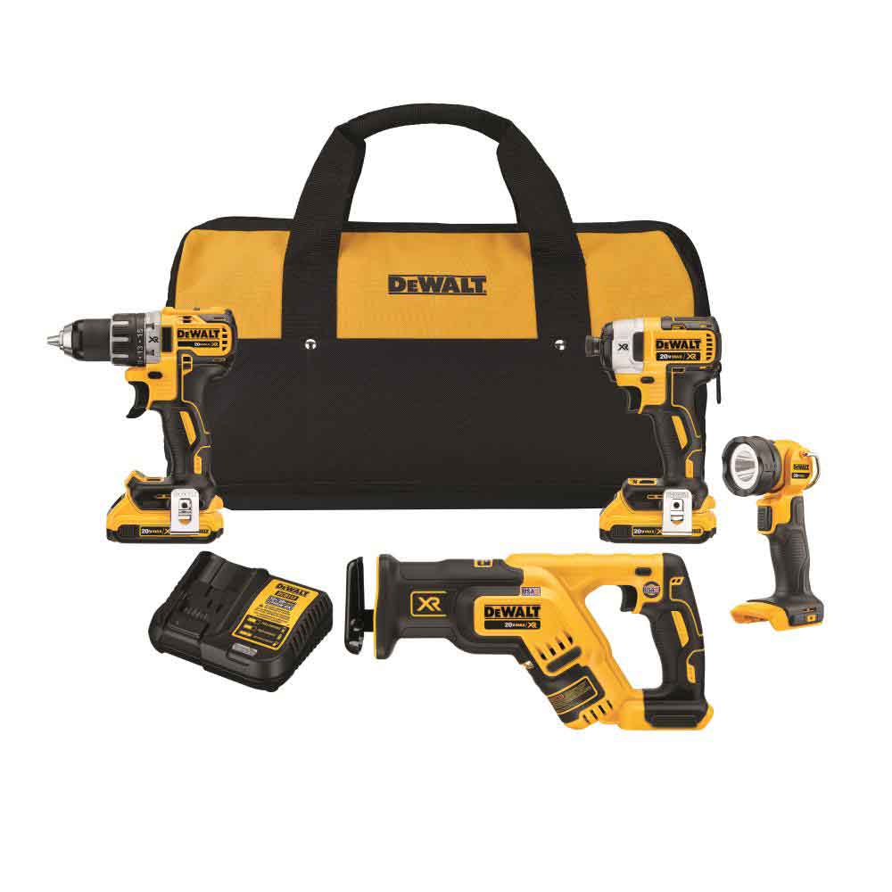 DEWALT 20V XR 4 Tool Combo Kit - Ascmtools