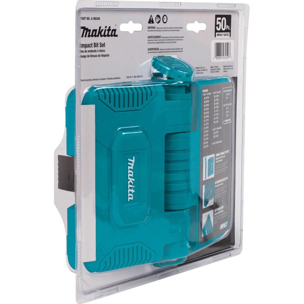 Makita 50 Pc. Impact X Driver Bit Set - Ascmtools