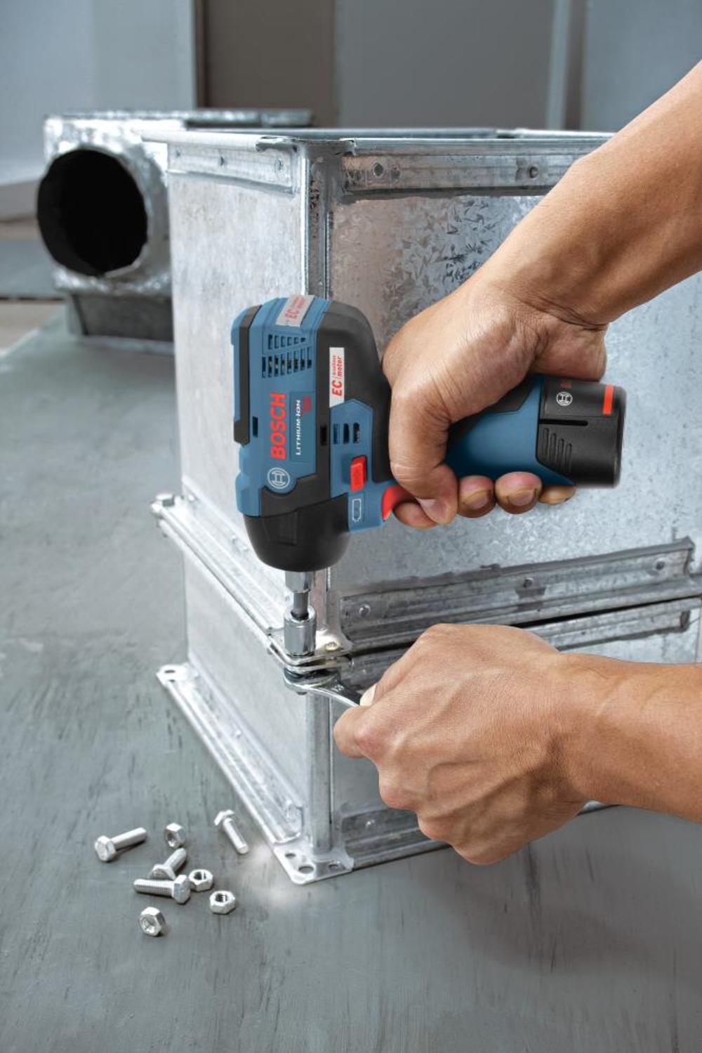 Bosch 12V MAX EC Brushless 3/8 In. Impact Wrench Kit - Ascmtools