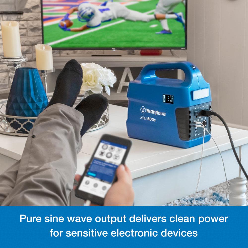Westinghouse Outdoor Power iGen Portable Solar Generator 592 Watt Hour - Ascmtools