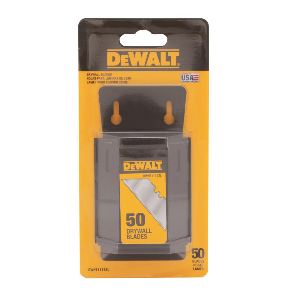 DEWALT Utility Knife Blades Drywall 50pk - Ascmtools