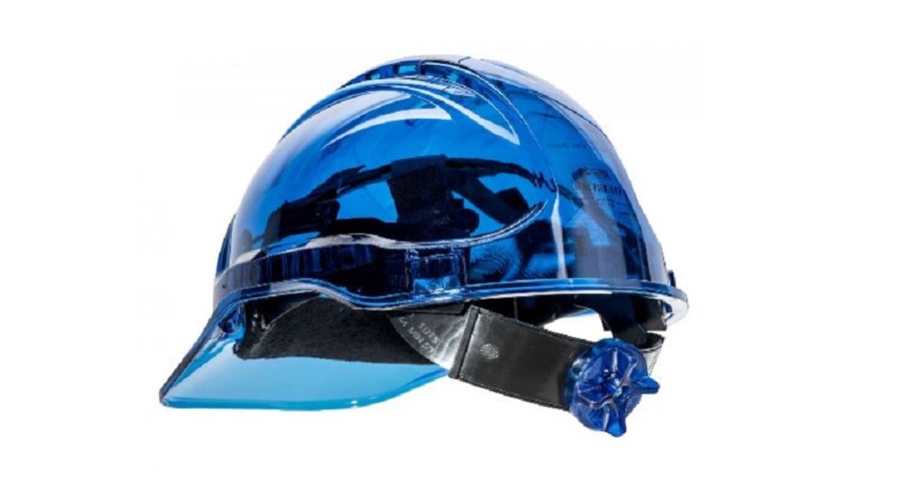 Portwest Peak View Ratchet Vented Hard Hat – Blue - Ascmtools