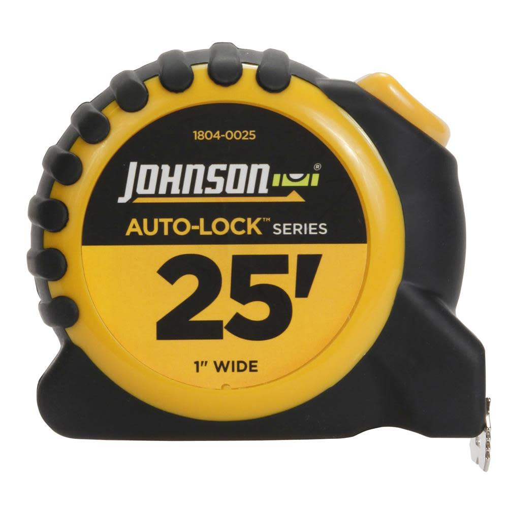 Johnson Level 25 Ft x 1 In. Auto-Lock Tape - Ascmtools