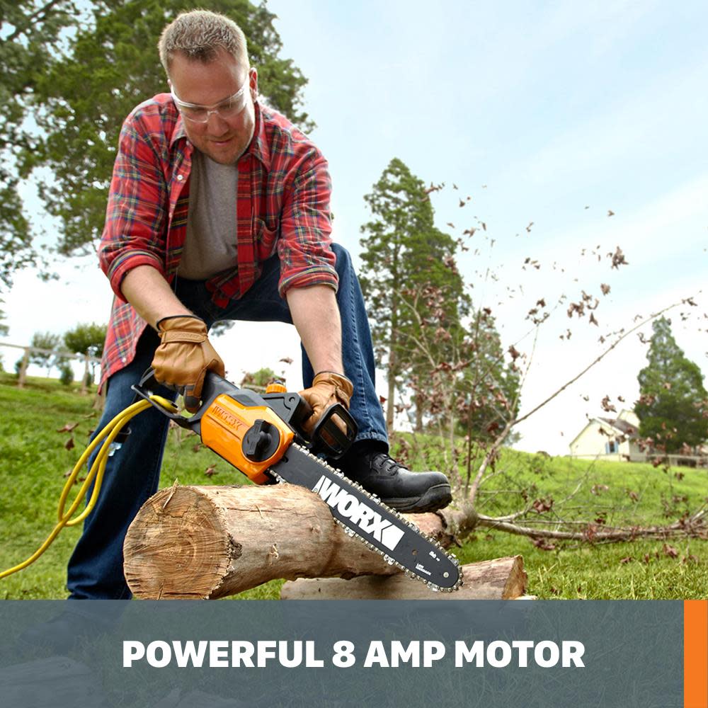 Worx 14 in. 8 Amp Electric Chainsaw - Ascmtools