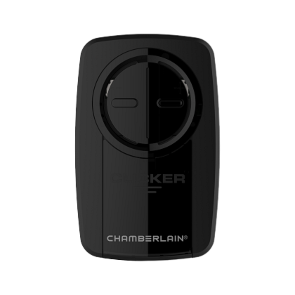 Chamberlain Universal Clicker 2 Button Garage Door Remote Black - Ascmtools