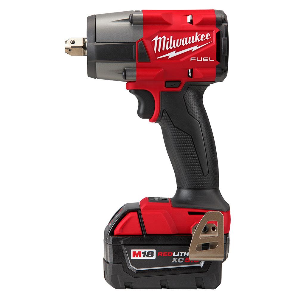 Milwaukee M18 FUEL 1/2 Mid-Torque Impact Wrench with Pin Detent Kit - Ascmtools