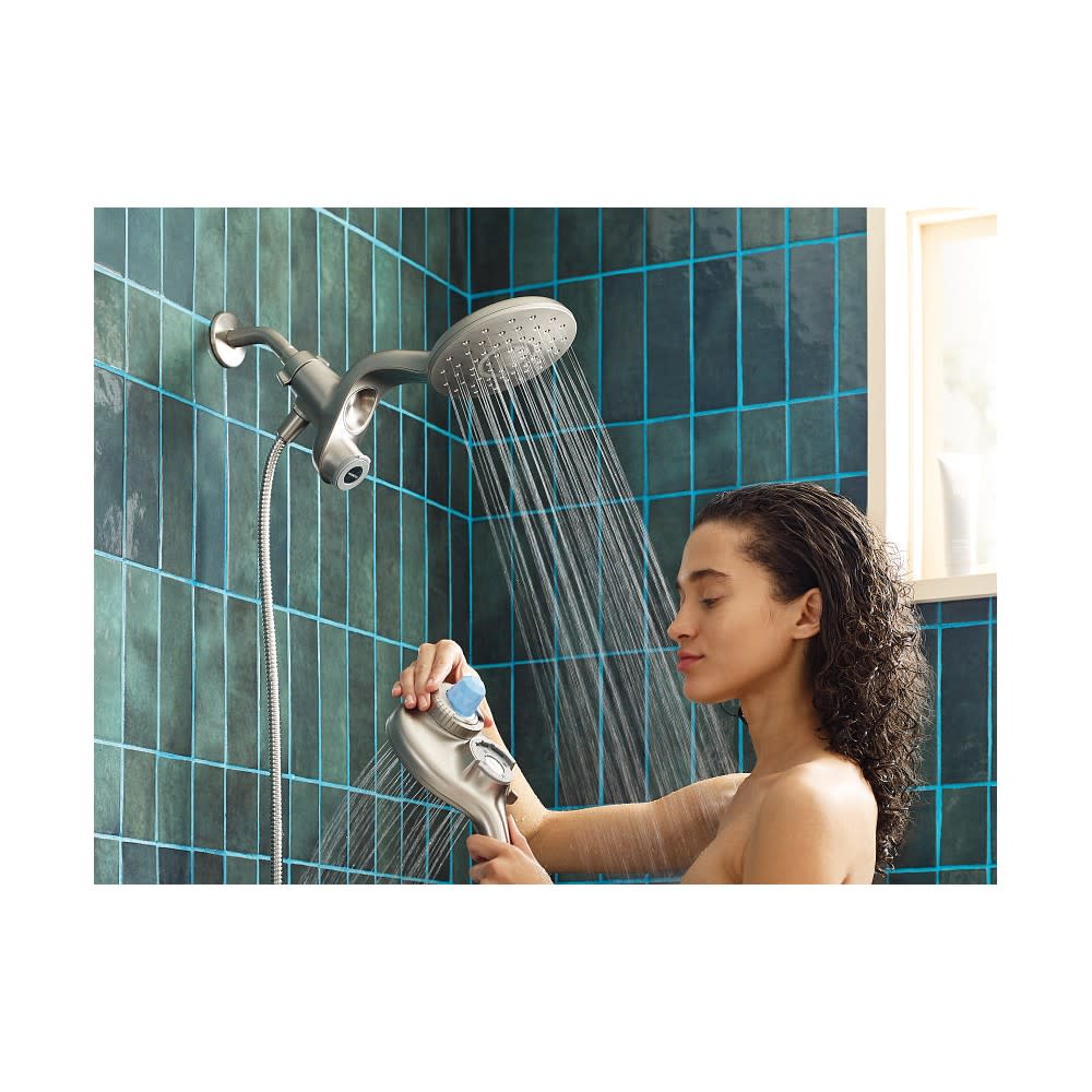 Moen Spot Resist Nickel Combination Shower with INLY Capsules - Ascmtools