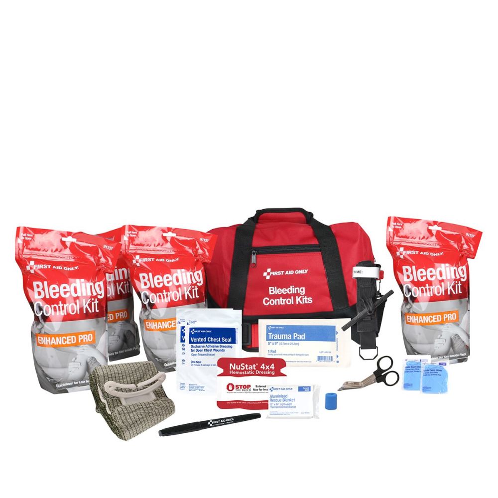 First Aid Only Bleeding Control Multiple Victim Bag - Ascmtools
