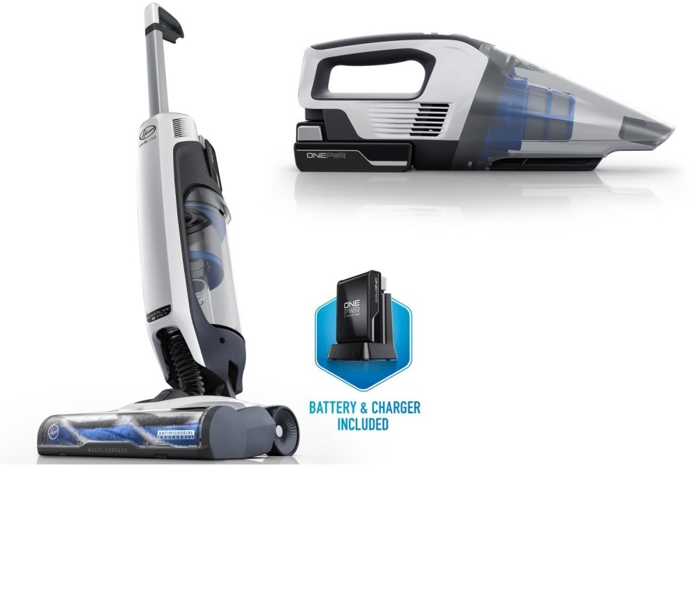 Hoover Residential Vacuum ONEPWR Evolve Pet Upright Vacuum Kit & Hand Vacuum Kit Bundle - Ascmtools
