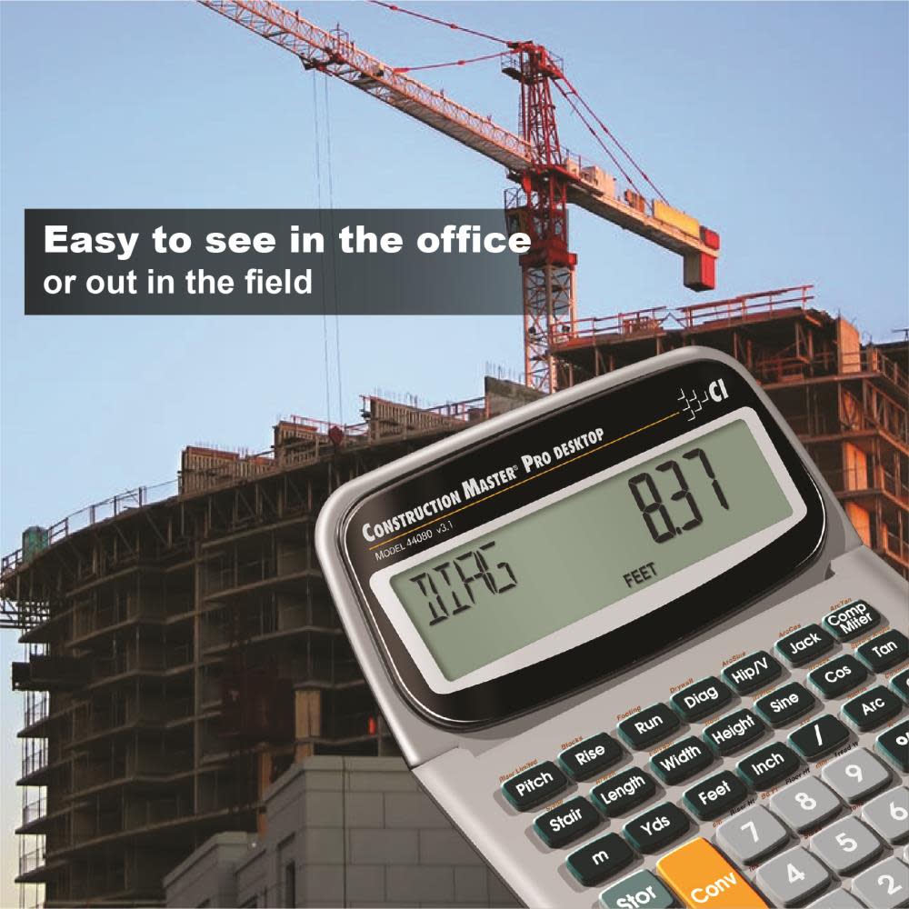 Calculated Industries CM Pro DT Construction Math Calculator - Ascmtools