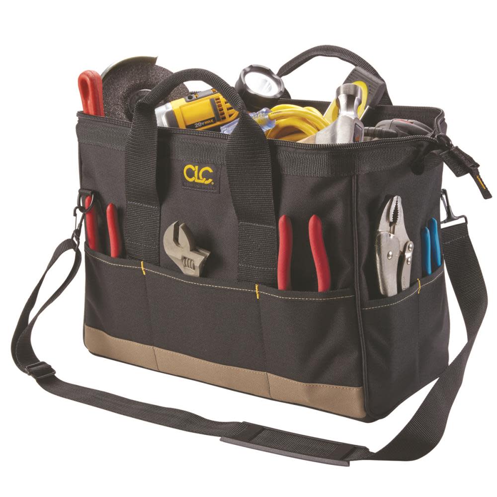 CLC 22 Pocket 16 In. Large BigMouth Tote Bag - Ascmtools