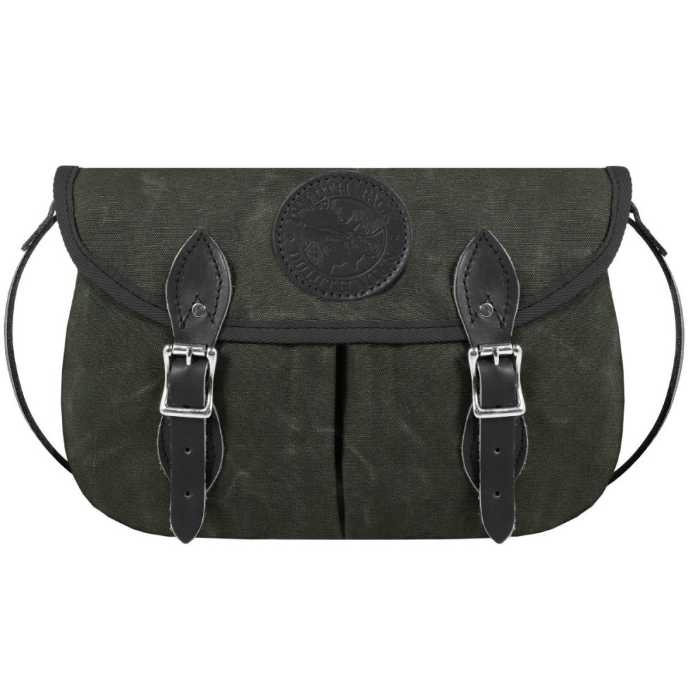 Duluth Pack 6 Liters Capacity Waxed Olive Drab Medium Double Shell Purse - Ascmtools