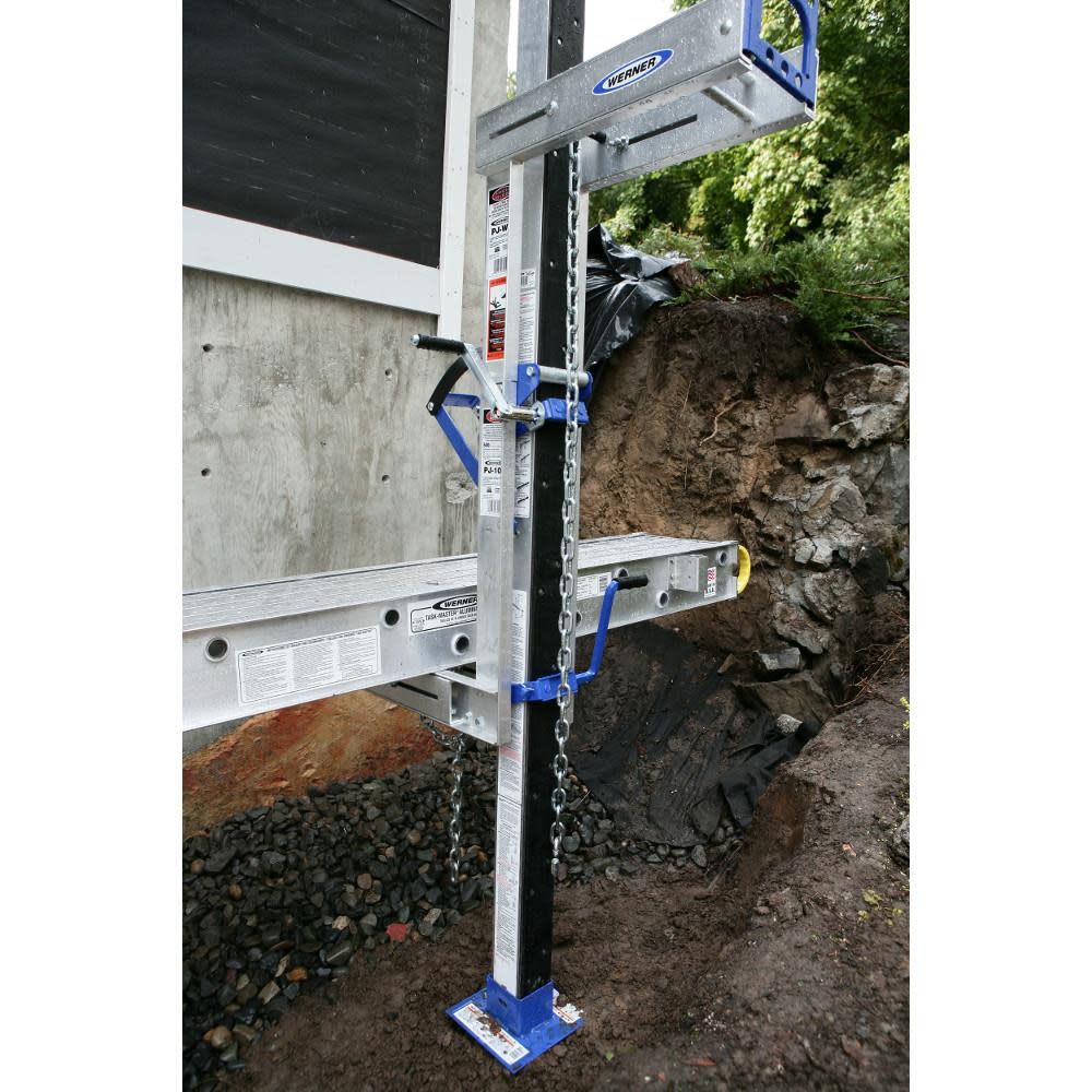 Werner Aluminum Pump Jack - Ascmtools