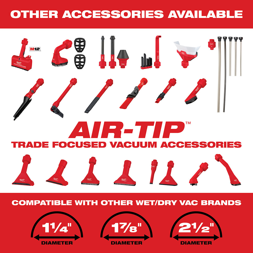 Milwaukee AIR-TIP Rotating Corner Brush Tool - Ascmtools
