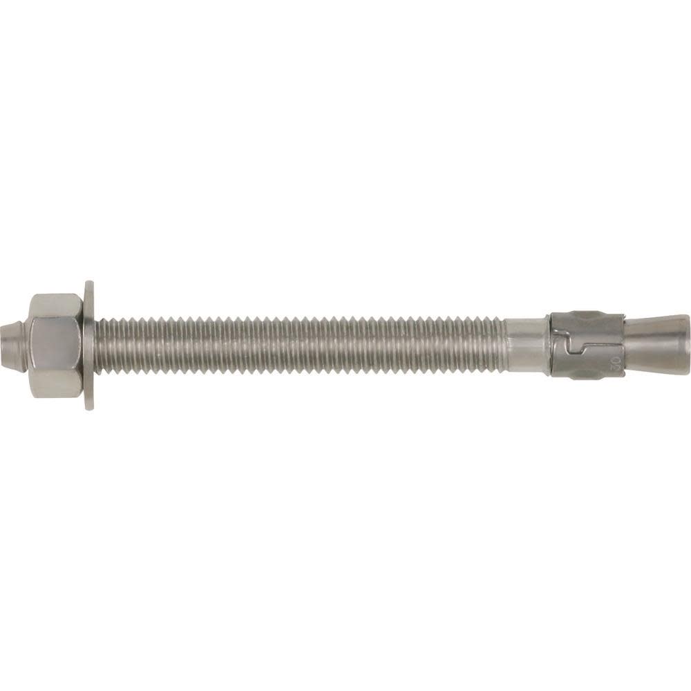 DEWALT Wedge Expansion Anchors POWERSTUD 304SS 5/8″ X 4 1/2″ QTY: 25 - Ascmtools