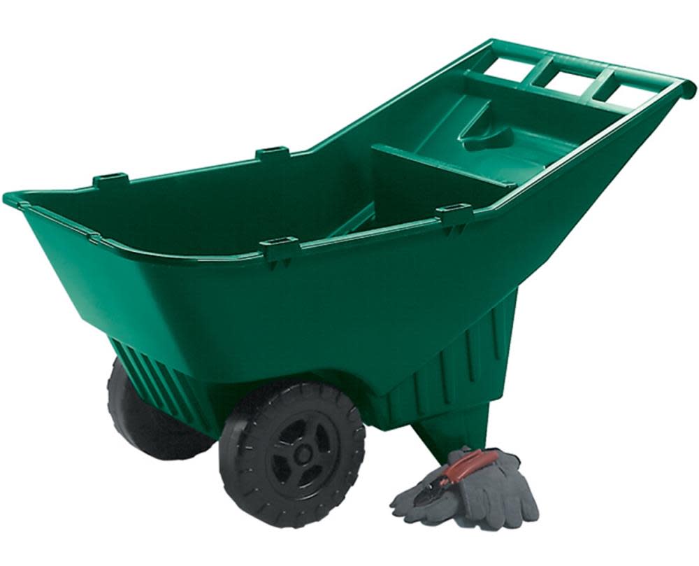 Rubbermaid 4.5 Cu. Ft. Roughneck Lawn Cart Pallet Green - Ascmtools