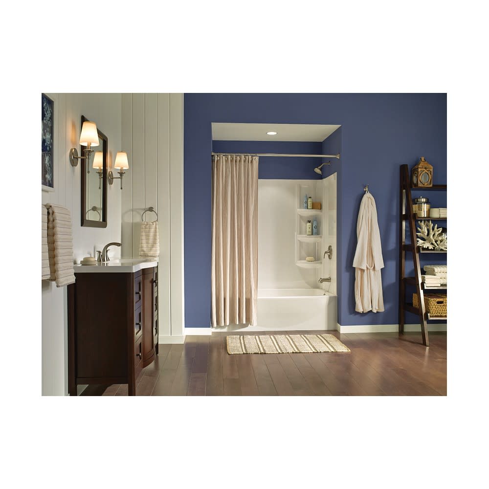 Moen Darcy Bathroom Faucet Spot Resist Nickel 2 Handle Low Arc - Ascmtools