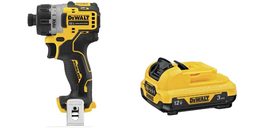 DEWALT XTREME 12V MAX 1/4″ Screwdriver & Battery Bundle - Ascmtools