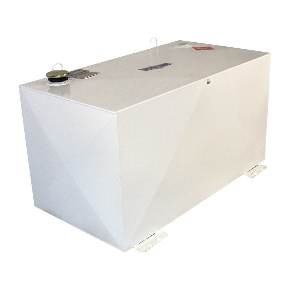 Better Built 100 Gallon HD Series White Rectangular Transfer Tank - Ascmtools