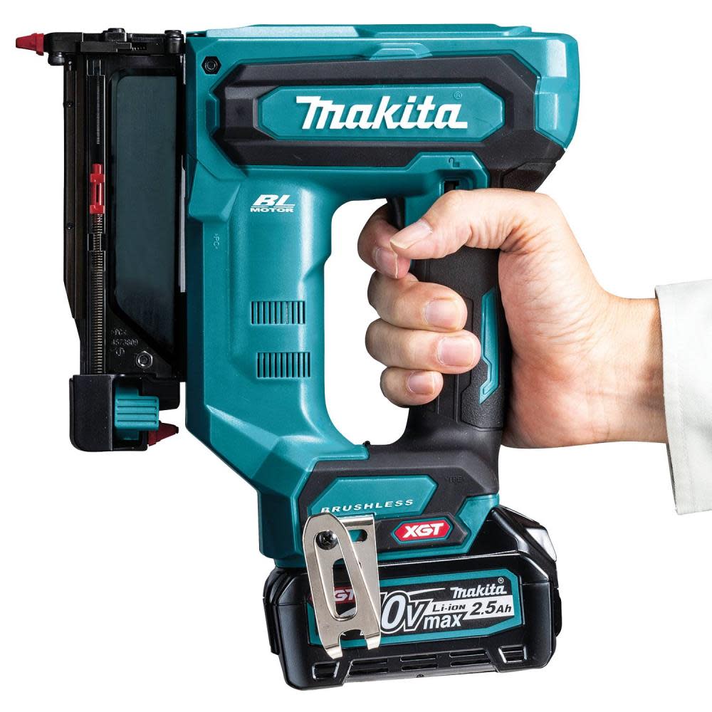 Makita 40V max XGT Pin Nailer Kit Brushless Cordless 23 Gauge 2.5Ah - Ascmtools